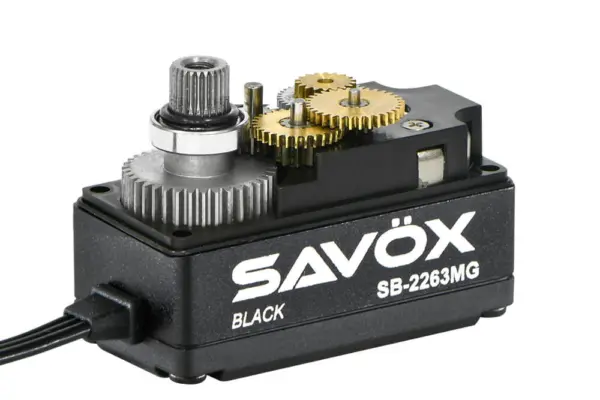 Savox Low Profile Brushless Digital Servo 10kg/0.076s@6.0v - Black