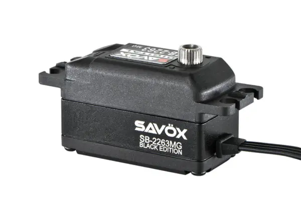 Savox Low Profile Brushless Digital Servo 10kg/0.076s@6.0v - Black