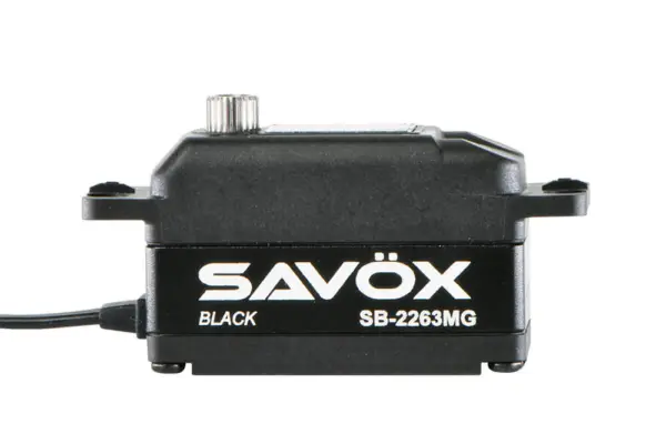 Savox Low Profile Brushless Digital Servo 10kg/0.076s@6.0v - Black
