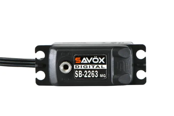 Savox Low Profile Brushless Digital Servo 10kg/0.076s@6.0v - Black