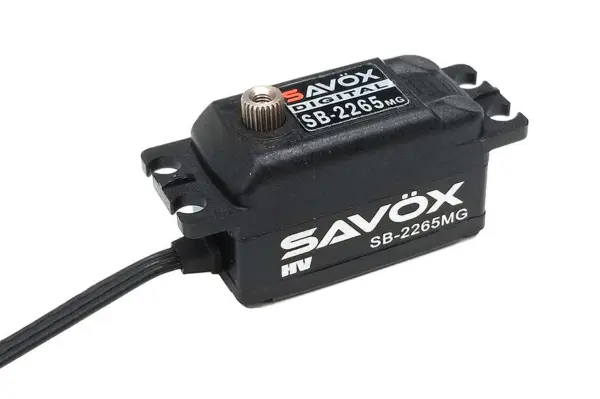 Savox Low Profile Brushless Hv Digi 12kg/0.08s@7.4v - Black