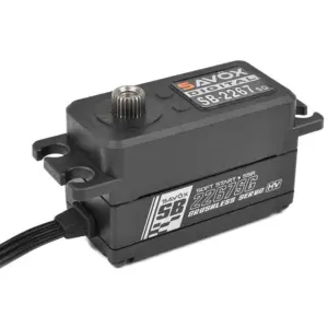 Savox Low Profile Brushless Hi-Torque Digi 25KG/0.08S@7.4V - Black