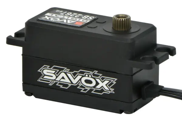 Savox Low Profile Brushless Hi-Torque Digi 25KG/0.08S@7.4V - Black