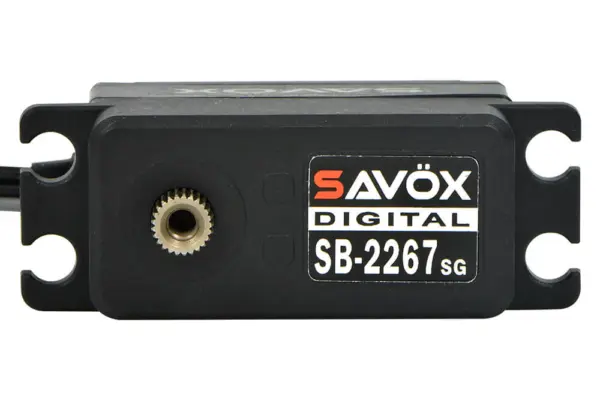Savox Low Profile Brushless Hi-Torque Digi 25KG/0.08S@7.4V - Black