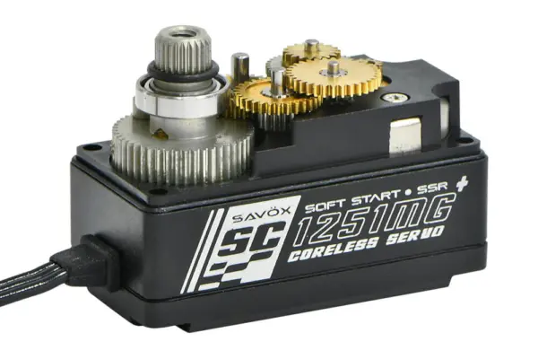 Savox Digi Low Profile Servo 9kg @ 6v -Black Edition - Plus
