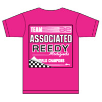 Team Associated/Reedy '80's T-Shirt - Pink Large