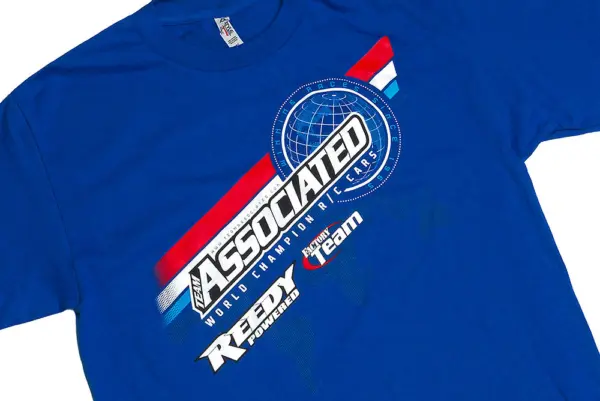 Team Associated Ae 2016 Worlds T-Shirt Blue (S)