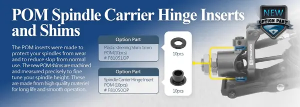 Sparko F8 Pindle Carrier Hinge Insert POM (10)