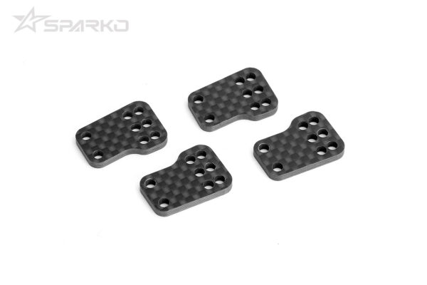 Réhausse De Fusée Arrière en Carbone Sparko F8