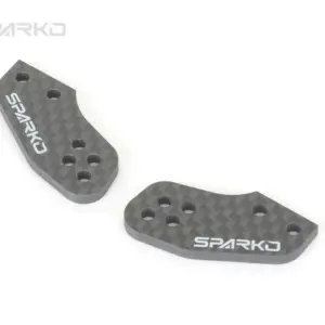 Equerre De Direction en Carbone Sparko F8 3mm 4 Trous (2)