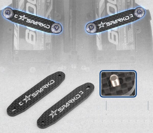 Barette d'Accus en Carbone Sparko F8e