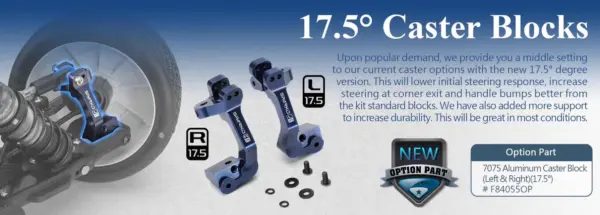 Sparko F8 7075 Aluminum Caster Block -17.5