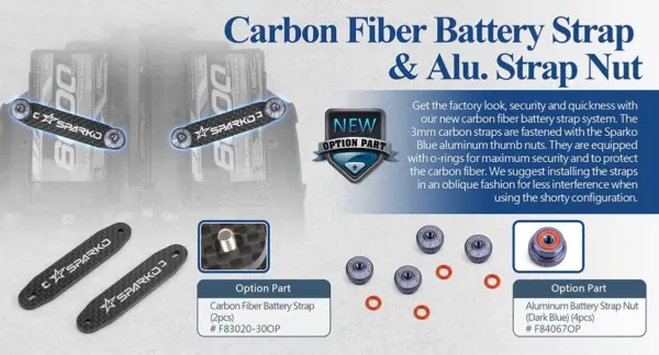 Sparko F8 Batterie Strap Nuts (4)