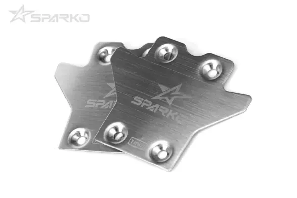 Sparko F8e Stainless Steel Rear Chassis Protector
