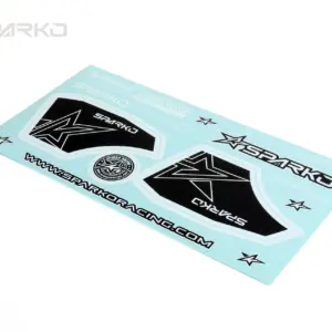 Autocollant d'Aileron Sparko F8 Noir