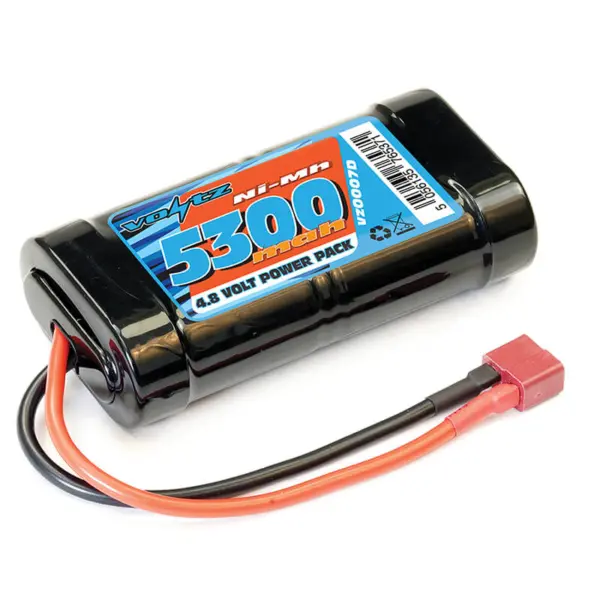 Voltz 5300mah 4.8v Nimh Stick Pack With Deans Connector