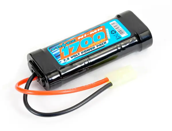 Voltz 6 Cell 1700mah 7.2v Nimh Stick Battery W/ Mini Tamiya Plug