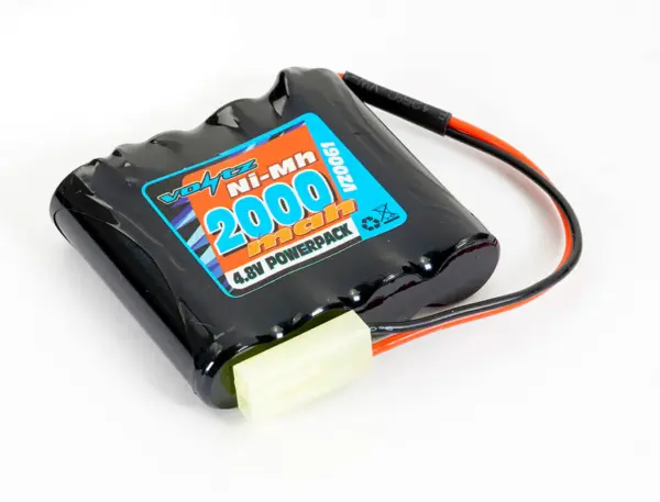 Voltz Hobby 4.8v 2000mah Nimh Battery W/ Mini Tamiya Plug (He00010)