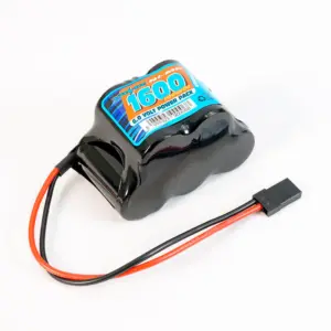 Voltz 1600mah 6.0v Nimh Rx Hump Battery W/ Jr Plug