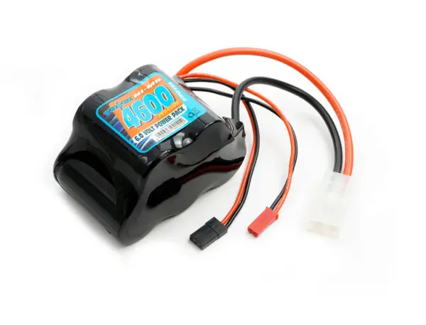 Voltz 4600mah 6.0v Nimh Rx Sub-C 1/5th Hump Battery Pack W/Bec/Jr Plug