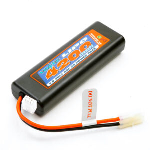 Voltz 4200mah Round/Oval Case 2s 40c 7.4v Lipo Stick Pack - Tamiya
