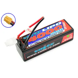 Voltz 4000mah Hard Case 11.1V 50c Lipo Stick Pack W/Xt60