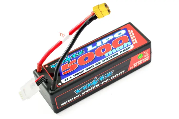 Voltz 5000mah Hard Case 11.1v 50c Lipo Stick Pack Xt60