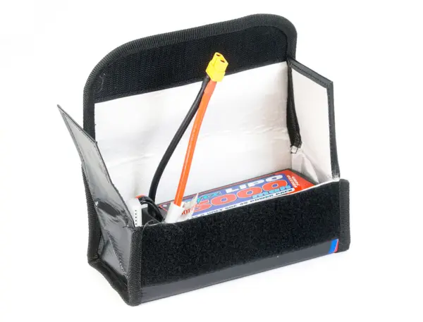 Voltz Charge Vault Lipo Locker Box/Bag 18.5cm X 7.5cm X 6cm