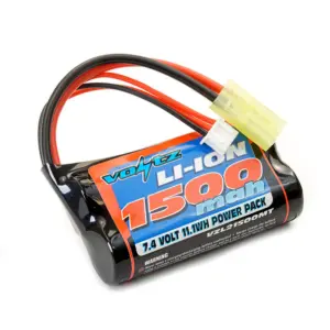 Voltz Li-Ion 7.4v 1500mah Battery With Mini Tamiya Plug