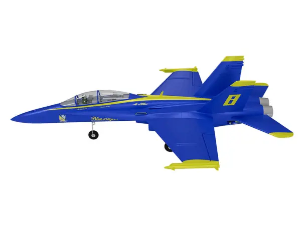 Xfly Twin 40mm F-18 Edf 705mm Jet Without Tx/Rx/Batt - Blue