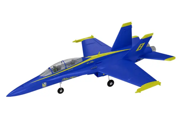 Xfly Twin 40mm F-18 Edf 705mm Jet Without Tx/Rx/Batt - Blue