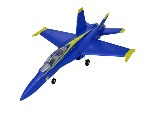 Xfly Twin 40mm F-18 Edf 705mm Jet Without Tx/Rx/Batt - Blue