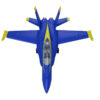 Xfly Twin 40mm F-18 Edf 705mm Jet Without Tx/Rx/Batt - Blue - Image 22