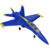 Xfly Twin 40mm F-18 Edf 705mm Jet Without Tx/Rx/Batt - Blue - Image 24