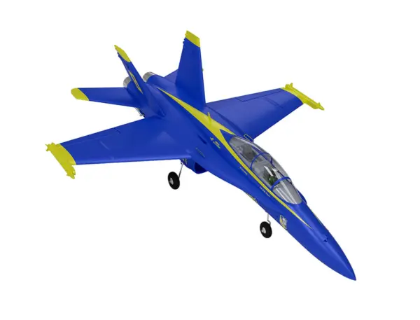 Xfly Twin 40mm F-18 Edf 705mm Jet Without Tx/Rx/Batt - Blue