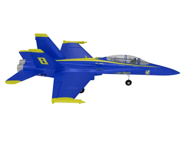 Xfly Twin 40mm F-18 Edf 705mm Jet Without Tx/Rx/Batt - Blue