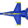 Xfly Twin 40mm F-18 Edf 705mm Jet Without Tx/Rx/Batt - Blue - Image 31