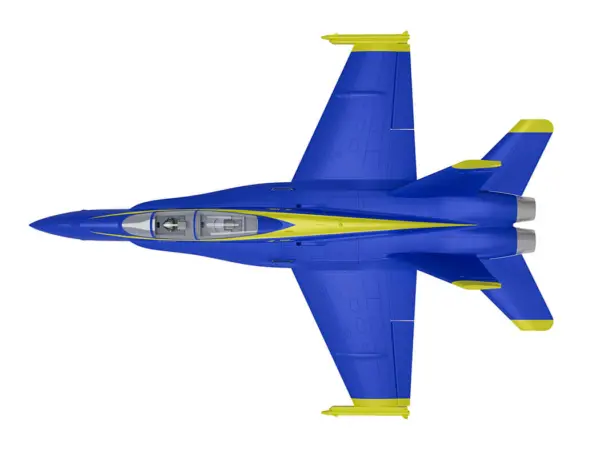 Xfly Twin 40mm F-18 Edf 705mm Jet Without Tx/Rx/Batt - Blue
