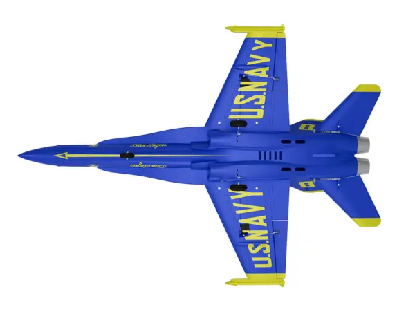 Xfly Twin 40mm F-18 Edf 705mm Jet Without Tx/Rx/Batt - Blue