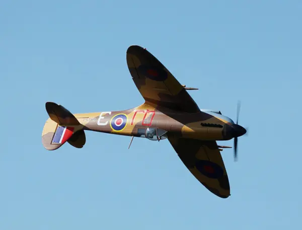 Xfly Supermarine Spitfire Mkix Brown 1200mm No Landing Gear Without Tx/Rx/Bat
