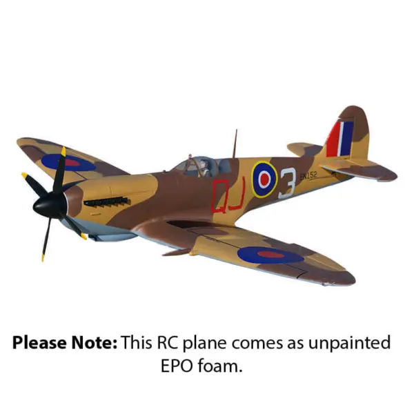 Xfly Supermarine Spitfire Mkix Bare Foam 1200mm Without Tx/Rx/Bat