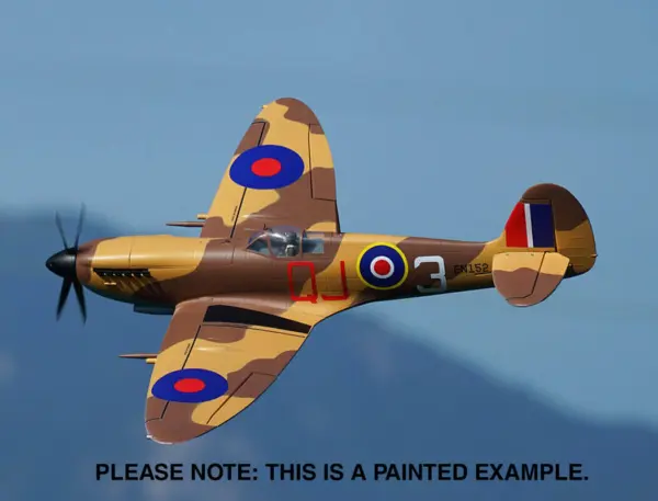 Xfly Supermarine Spitfire Mkix Bare Foam 1200mm Without Tx/Rx/Bat