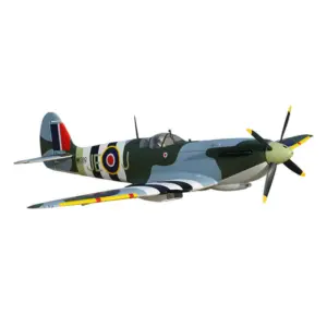 Xfly Supermarine Spitfire Mkix Green 1200mm No Landing Gear Without Tx/Rx/Bat
