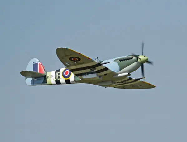 Xfly Supermarine Spitfire Mkix Green 1200mm No Landing Gear Without Tx/Rx/Bat