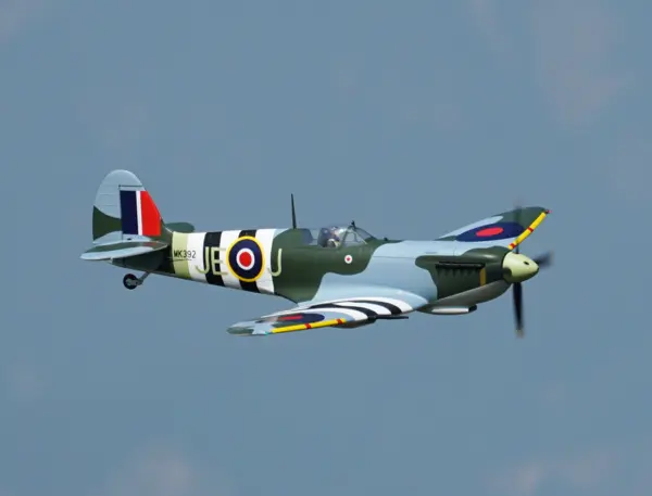 Xfly Supermarine Spitfire Mkix Green 1200mm Without Tx/Rx/Batt