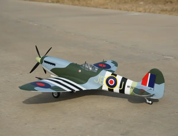 Xfly Supermarine Spitfire Mkix Green 1200mm Without Tx/Rx/Batt