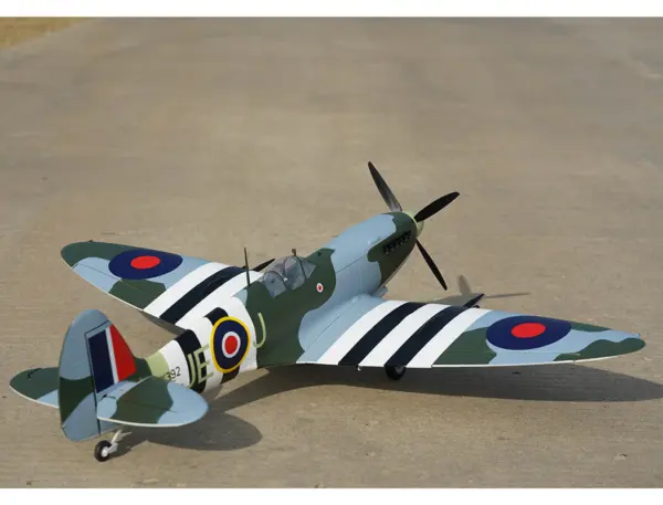 Xfly Supermarine Spitfire Mkix Green 1200mm Without Tx/Rx/Batt