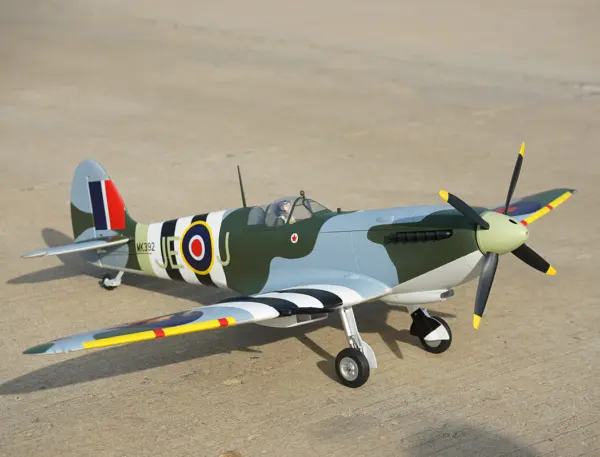 Xfly Supermarine Spitfire Mkix Green 1200mm Without Tx/Rx/Batt