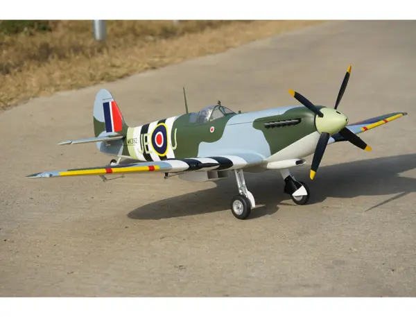 Xfly Supermarine Spitfire Mkix Green 1200mm Without Tx/Rx/Batt
