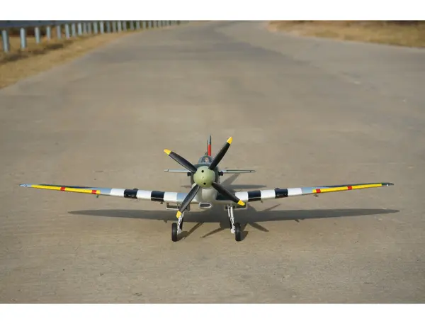 Xfly Supermarine Spitfire Mkix Green 1200mm Without Tx/Rx/Batt